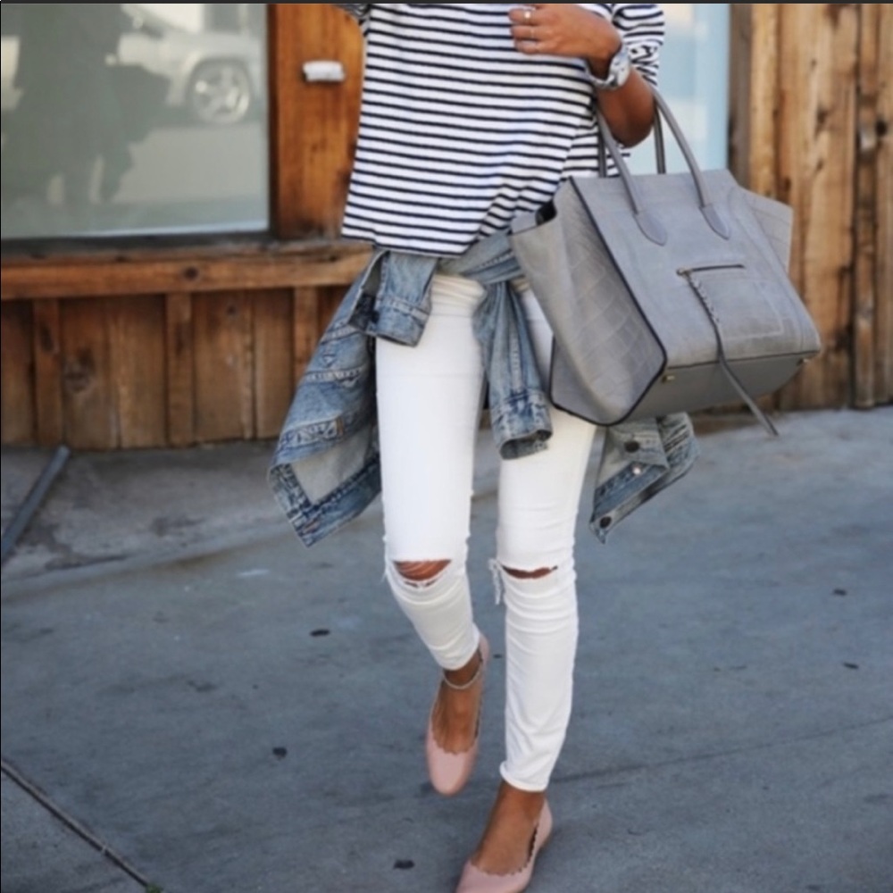 Sincerely Jules ✨ White Skinny Jeans NWOTs Size 27